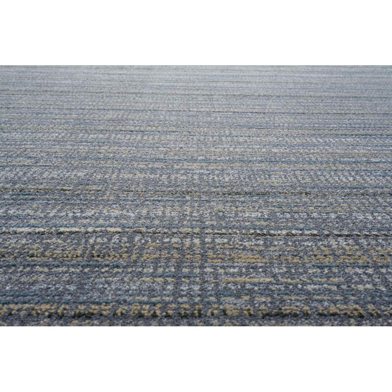 Chaniqua Rectangle Striped Area Rug, Rectangle 80 x 150cm