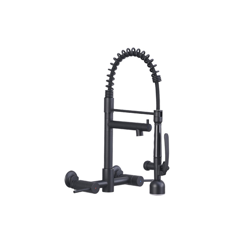 RENIST Pull Down Kitchen Faucet, Matte Black