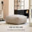 Iyanola 34'' Wide Square Geometric Pouf Ottoman-1011528818