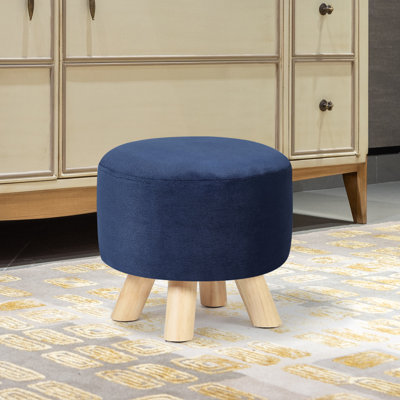 Cenka Round Ottoman Footrest Stool