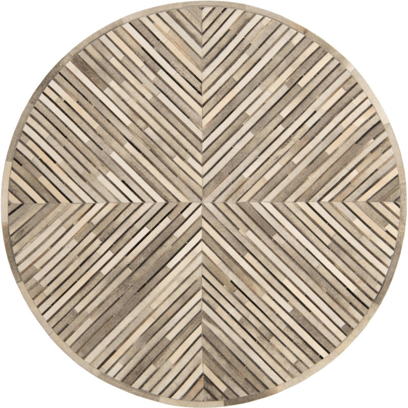 Shavannah Abstract Indoor Rug, Round 7'10"