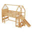 Lit mezzanine simple en bois massif avec bibliothèque pour enfants-1452971061-1452971060
