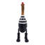 Sculpture décorative en bois de canard - accessoire de décoration de maison fantaisiste pour accessoire de bureau ou décoration de salon - noir et blanc-1711832521