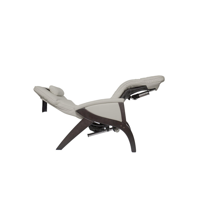 Newton Power Recliner, Black, Leather Match Ivory