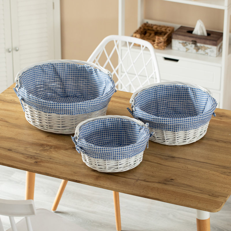 Panier général Gracie Oaks QI004620, Bleu
