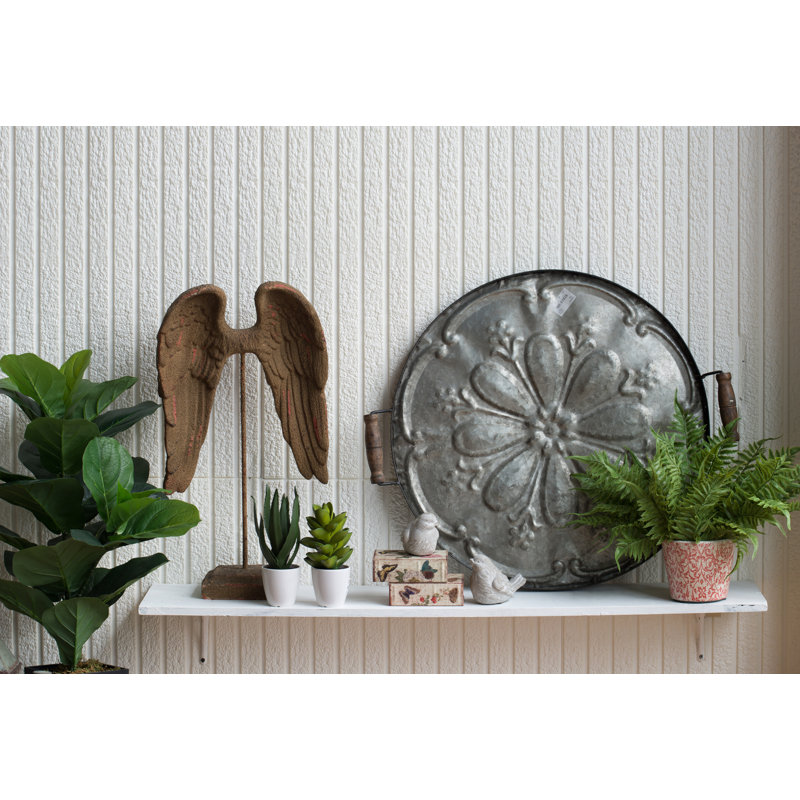 Plateau rond rond en fer