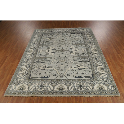 Tapis indien en laine fait à la main Oushak 8 x 10