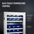 Ivation Dual Zone 23.43 " Built-In 46 Bottle Wine Refrigerator