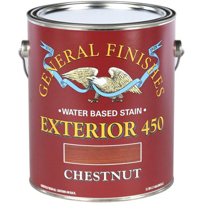 General Finishes Exterior 450 Water Based Chestnut Stain (1 Gallon)
