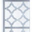 Quarterfoil Infused Diamond Design 4-Panel Room Divider, Silver
