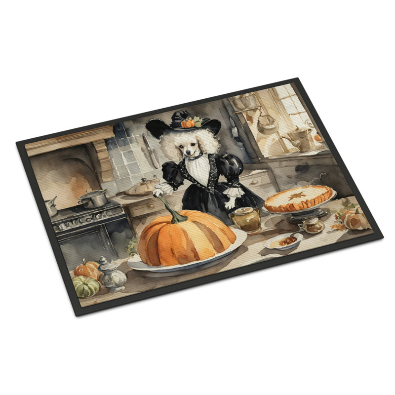 Hassel Non-Slip Halloween Doormat, 24" W x 36" L