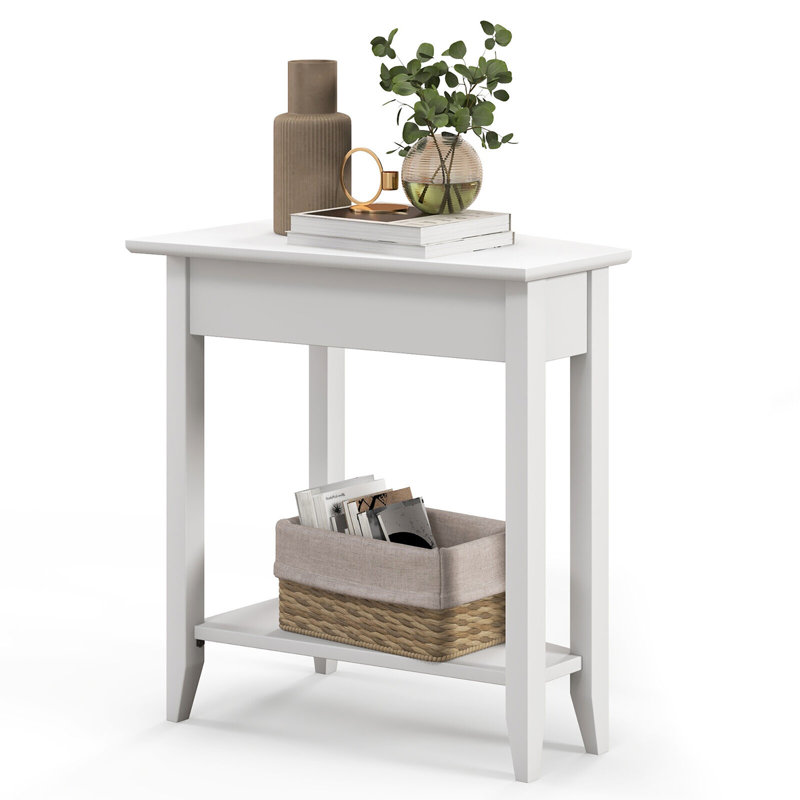 Nairin End Table, White