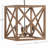 Metal and Wood Cage Chandelier-1849605804