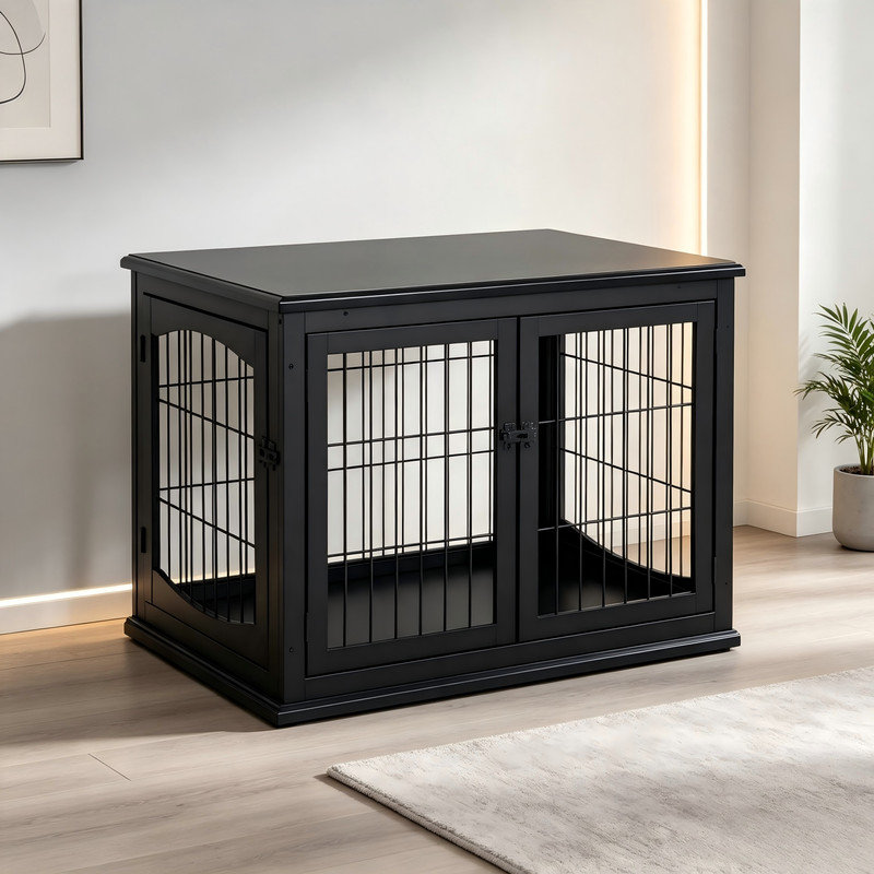 Table de bout en bois pour chien