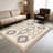 Beige Southwestern carpet-easy to clean, machine-washable, soft and comfortable; suitable for door mats, kitchens, living rooms, bedrooms, corridors, and laundry areas. Easy to clean, durable carpet for home decoration.-129890149