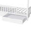Lit de jour double en bois avec lit gigogne, tablettes de rangement et bureau d'étude intégré pour enfants et adolescents Space-Smart.