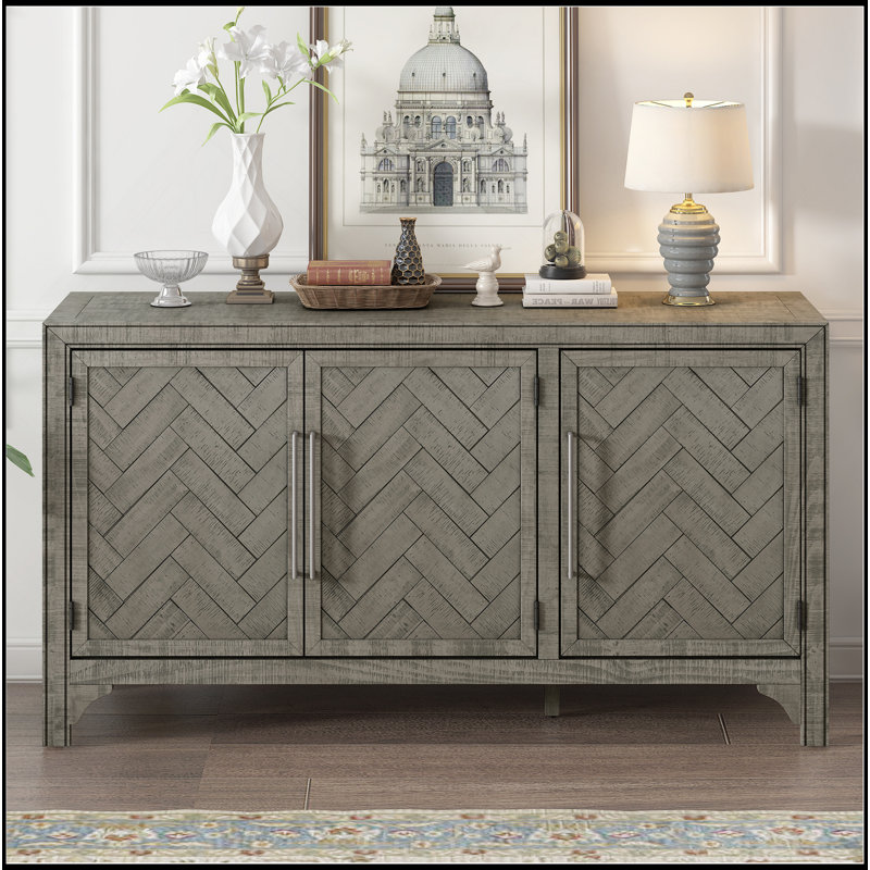 Armoire de rangement polyvalente avec panneau de fibres à densité moyenne et placage de pin pour diverses pièces