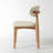 Solid Oak Modern Assembled Upholstered Dining Chair-939080952