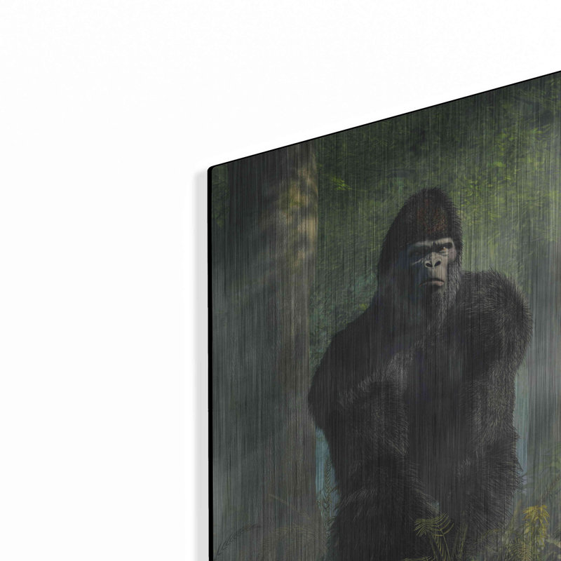  «Gorilla» par Daniel Eskridge, art mural en métal, 24 po x 36 po, H 24 po x l 16 po