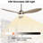 Armillda 56'' Ceiling Fan with LED Lights