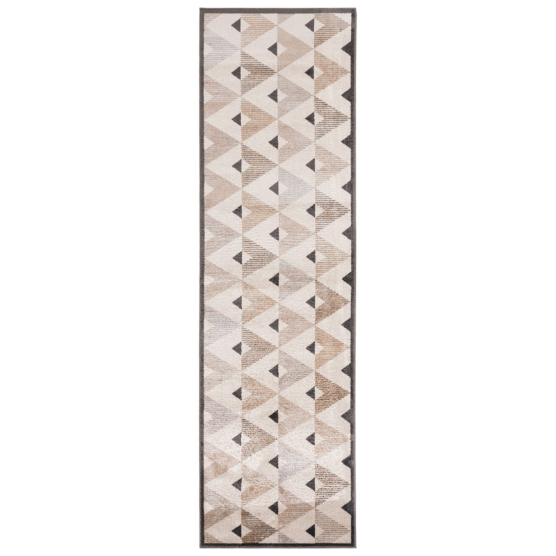 Aled Performance Geometric Rug, Runner 2'2" x 8'