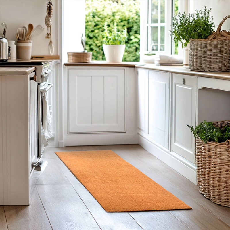 Pvc Coir Non-shed Synthetic Runner, 240cm x 70cm