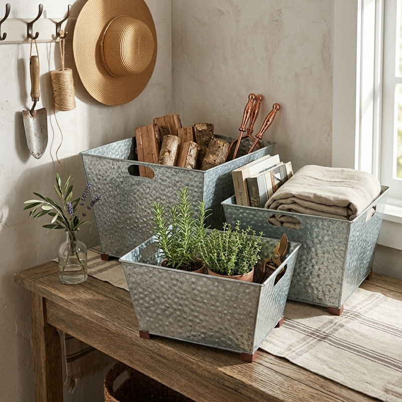 Pablo Metal Pot Planter