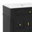 Meuble-lavabo 30 po avec lavabo, ensemble de meuble-lavabo autoportant avec tiroir rabattable, 2 tiroirs et tablette réglable-642793434-642793444