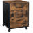 Mobile File Cabinet With 2 Drawers And Wheels, Printer Stand For Home Office, Organizer For A4 And Letter Sized Documents, Hanging File Folders