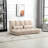 Convertible Floor Sofa Chair, Folding Couch Bed, Guest Chaise Lounge With 2 Pillows, Adjustable Backrest And Headrest, 51.25" L-1984150003-1984150001