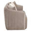 Ensemble de canapé rembourré en chenille 3 pièces Latte
