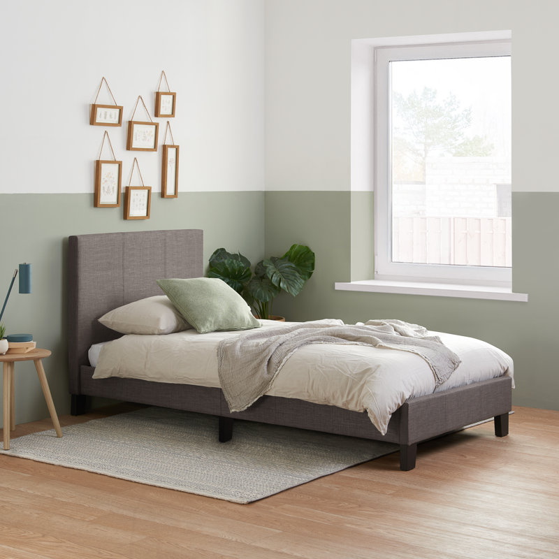 Regency Upholstered Bed Frame, Grey, Small Double (4')