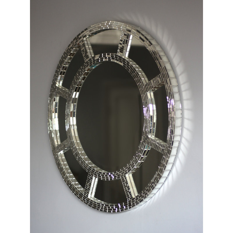 Flat Wall Mirror, Mirrored, 60cm H