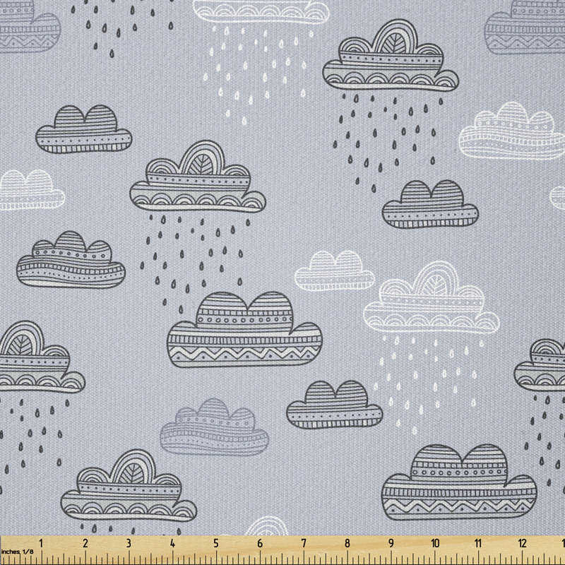 Tissu de pluie Ambesonne par The Yard, l 36" x L 72"