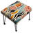 Abstract Coral Reef Multicolor Azure - Abstract Rectangle Ottoman