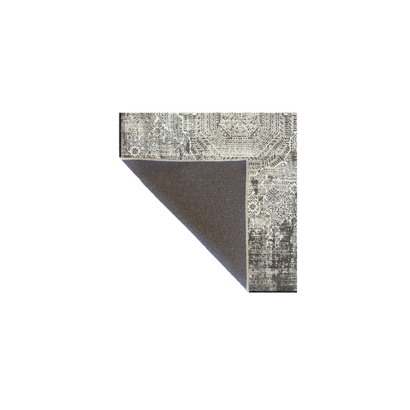 Tapis décoratif lavable à la machine, Sous-tapis carré 3 pi 3 po inclus