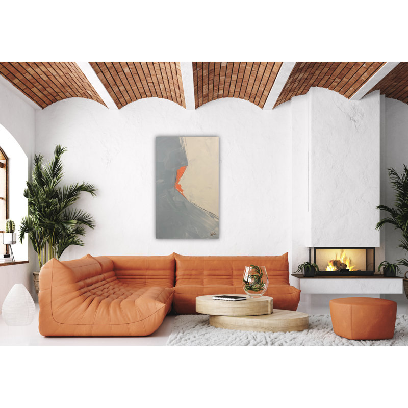Geo I Print by John Beard, White, 60" H x 40" W x 1" D