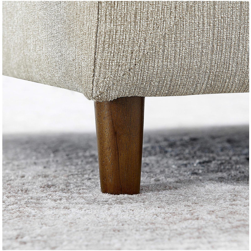 Canapé pour animaux de compagnie avec dossier et accoudoirs, canapé pour animaux de compagnie rectangulaire moderne convenant aux chiens de petite et moyenne taille, canapé pour chien confortable à coussin souple - BEIGE