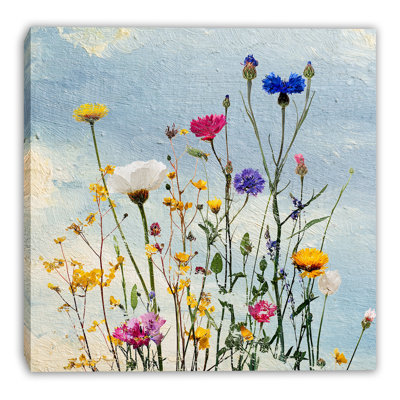 Spring Meadow Breeze Wrapped Canvas Wall Art