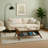 Balom Rocket Wood & Tempered Glass Coffee Table, Morocco Brown-1583755677