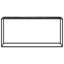 Eunita Glass Top Console Table-61751234-125591555