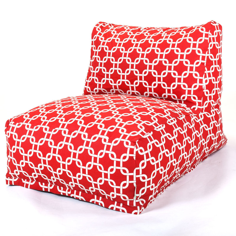 Roysum Cotton Bean Bag Chair & Lounger, Red