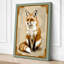 Dignified Fox Boho - Wrapped Canvas-1482749546-1482749550