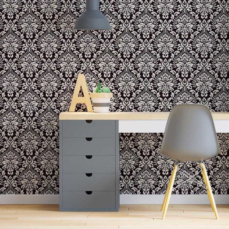 Rouleau de papier peint adhésif L 126 po x l 24 po Bahri