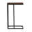 Farmhouse  C Shaped Couch End Table With Burl Finish Top-1872400109