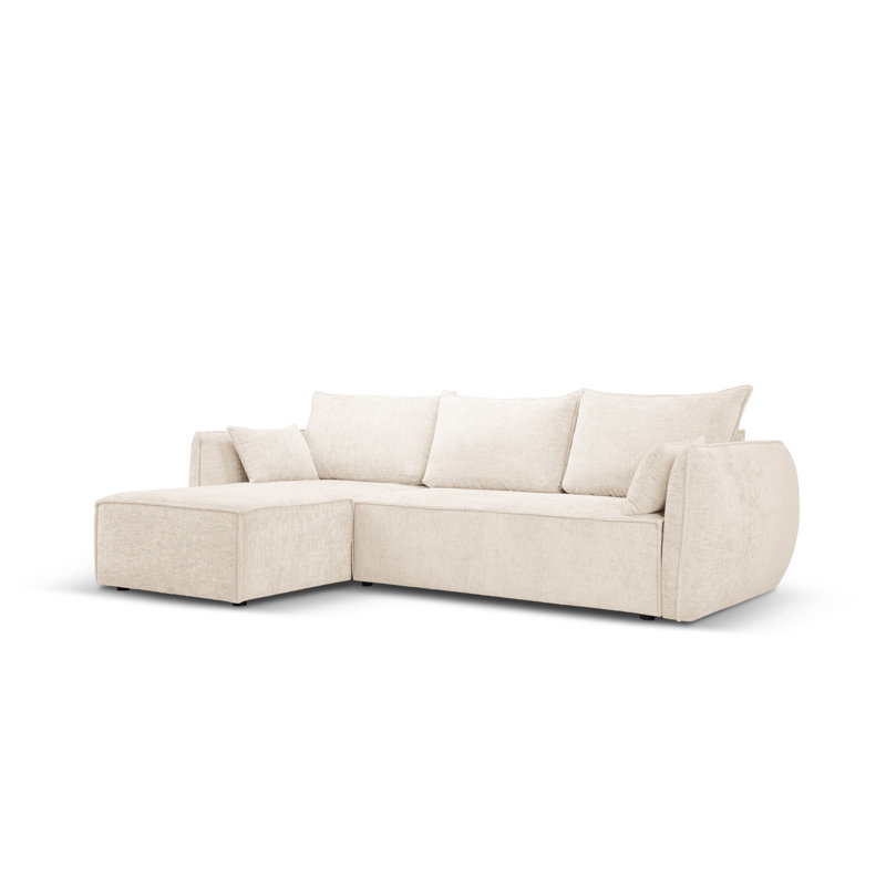 Blessington 4 Seater Sofa Bed, Beige, Left Hand Facing