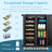 24" Dual Zone 18 Bottle Wine and 55 Can Beverage Cooler with French Door