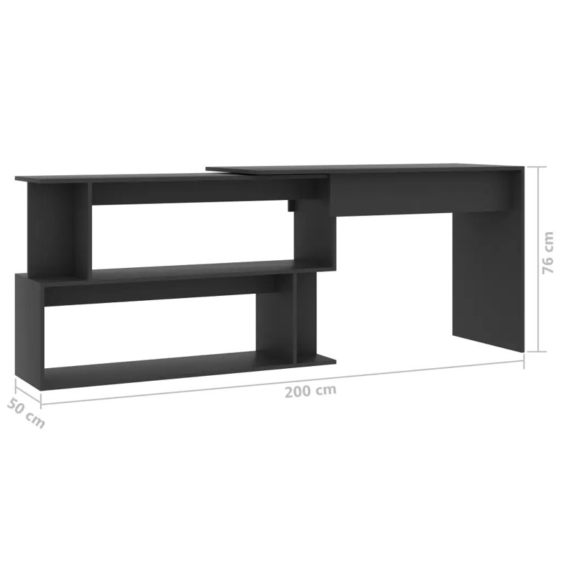Anastazja Writing Desk, Grey