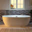 67" x 31.5" Freestanding Soaking Acrylic Bathtub-94318924-100481073
