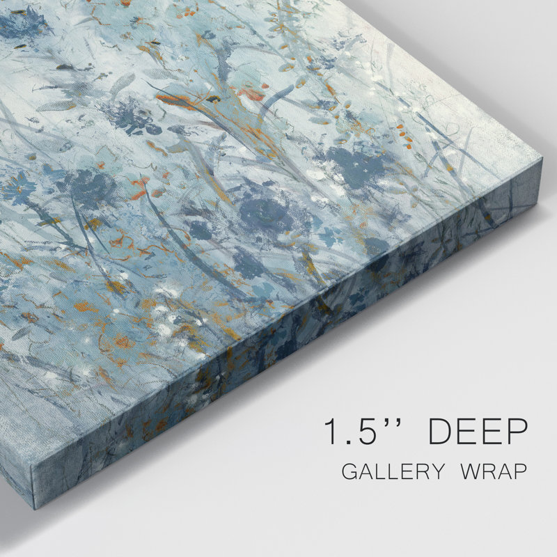 «AU CH Blue Spring II», reproduction d'art sur toile tendue, H 36 po x l 24 po x P 1 po